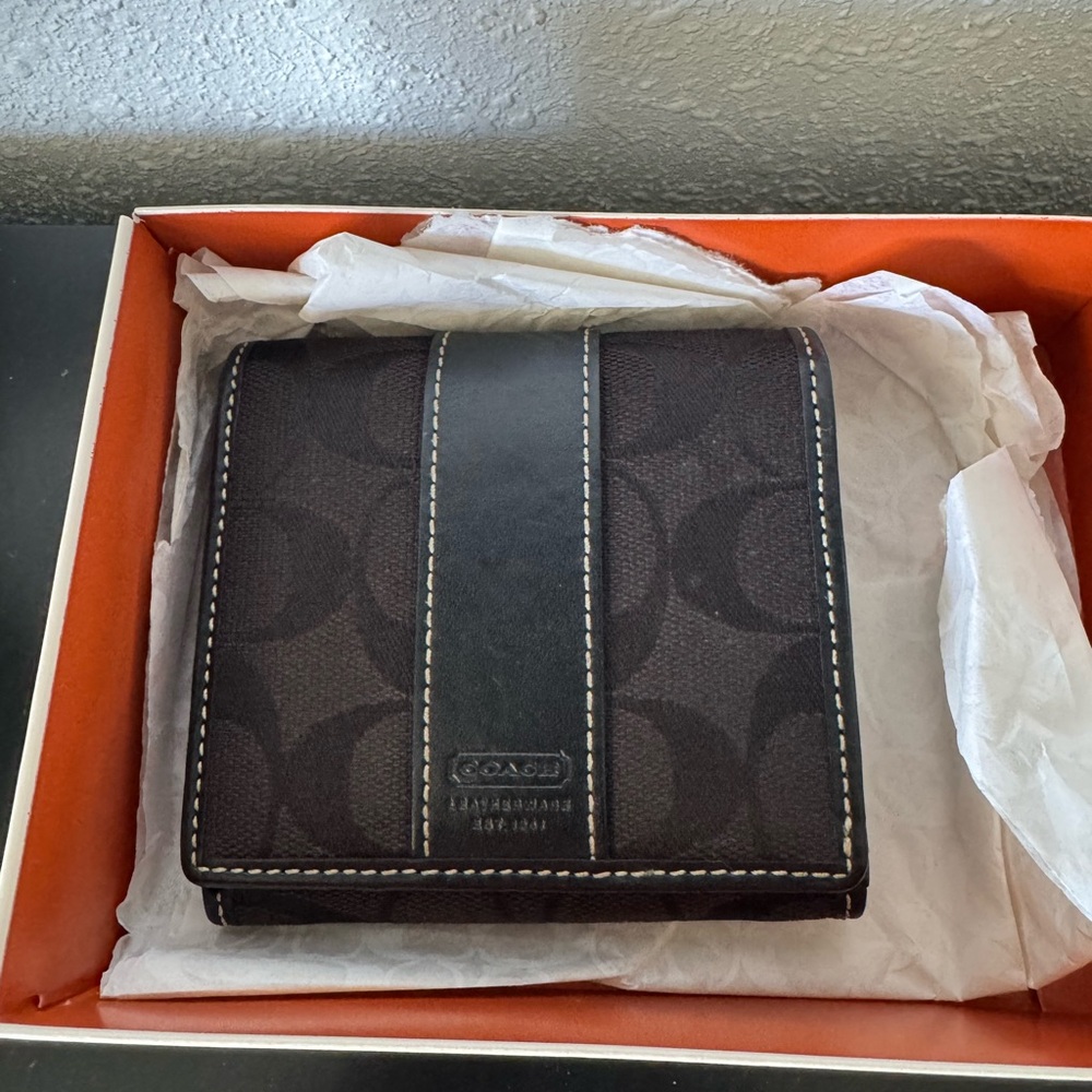 Black Coach Wallet